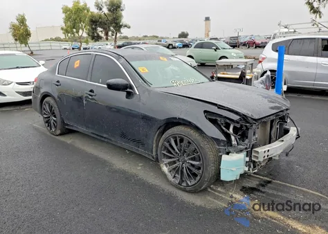 2013 Infiniti G37 Base z USA, uszkodzony, nr VIN JN1CV6APXDM725328